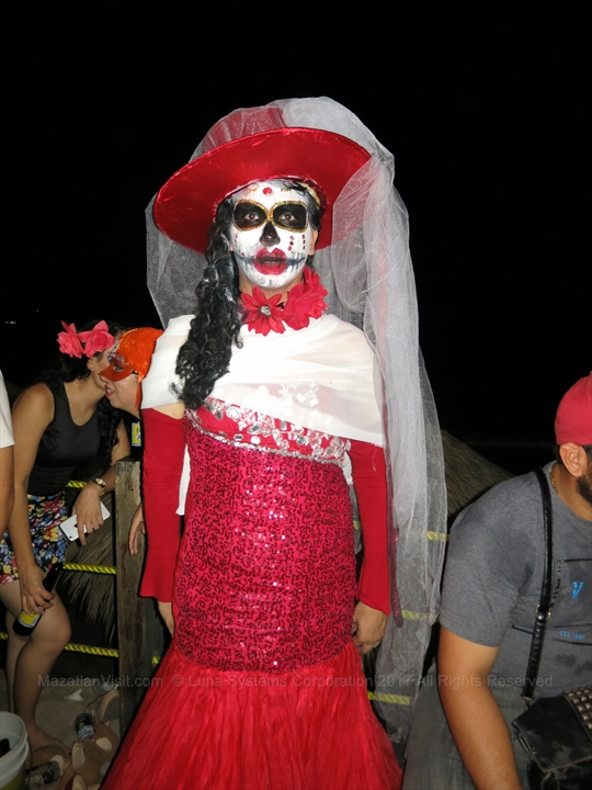 Halloween party at Joe's Oyster Bar in Mazatlán, Sinaloa, Mexico