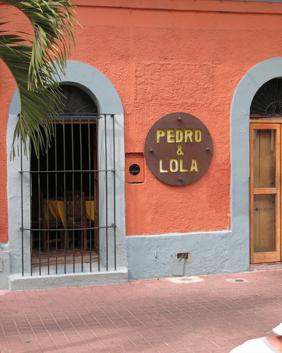 Pedro and Lola Restaurant in Plaza Machado in Mazatlán, Sinaloa, Mexico