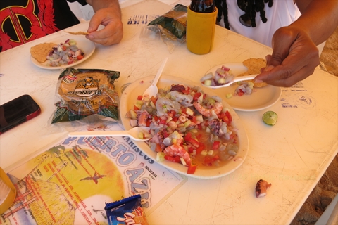 Food in Mazatlán Sinaloa, Mexico