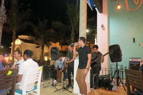 band at Fish Market restaurant in Mazatlán, Sinaloa, Mexico