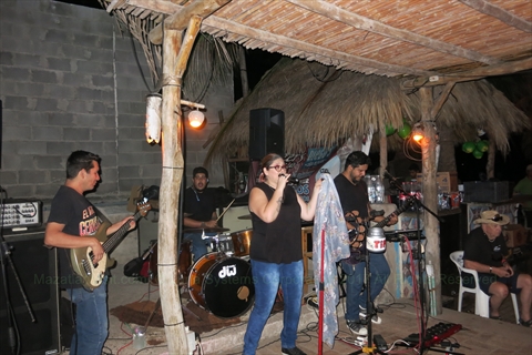 Band at Diego's Beach House in Mazatlán, Sinaloa, Mexico