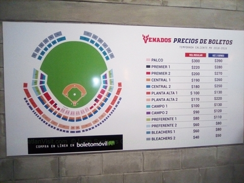 2018 Mazatlán Venados ticket prices