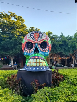 Day of the Dead in Plaza Machado in Mazatlán, Sinaloa, Mexico