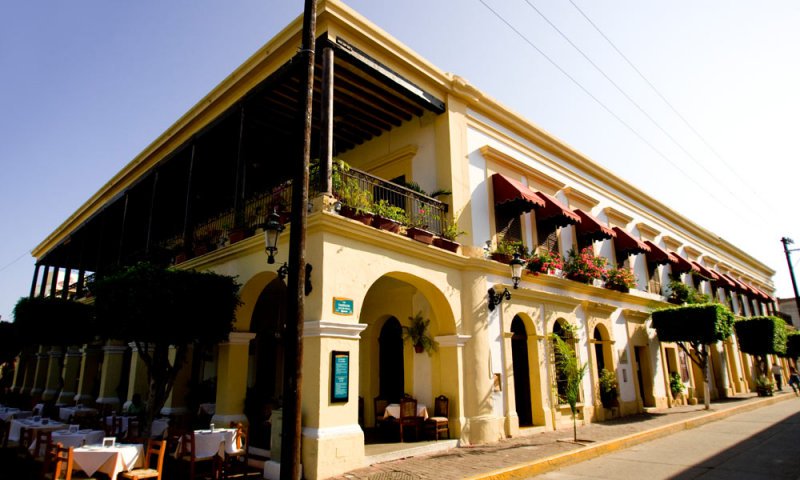 Casa 46 Restaurant in Plaza Machado in Mazatlán, Sinaloa, Mexico