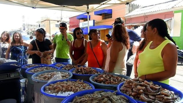 Shrimp Ladies in Mazatlán, Sinaloa, Mexico