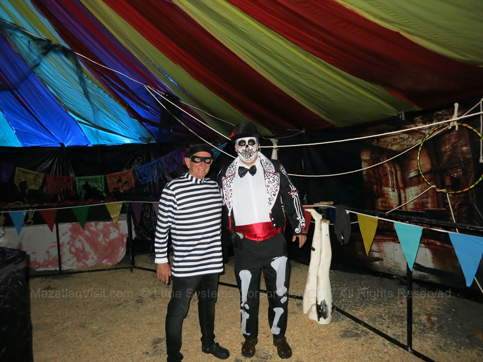 Halloween party at Joe's Oyster Bar in Mazatlán, Sinaloa, Mexico