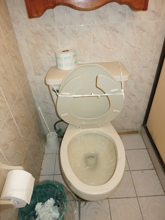 toilet in Mazatlán, Sinaloa, Mexico