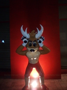 Venny the Venados mascot in Mazatlán