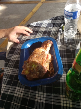 Pork Shank at Diego's Beach House in Mazatlán, Sinaloa, Mexico