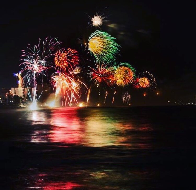 Fireworks in Mazatlán, Sinaloa, Mexico
