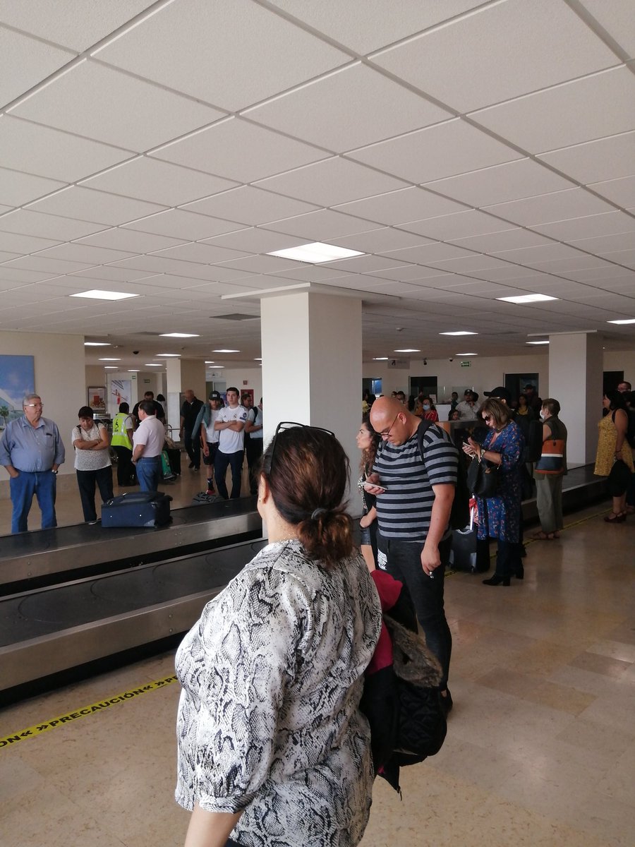Baggage area at the Mazatlán International Airport in Mazatlán, Sinaloa, Mexico