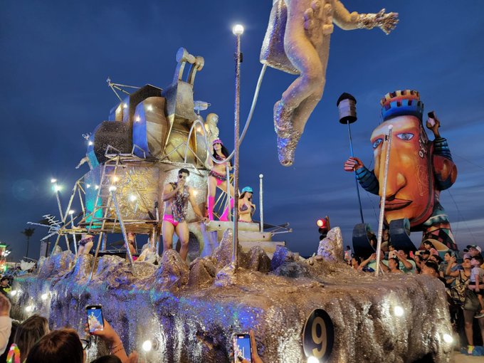 Carnival float in Mazatlán, Sinaloa, Mexico