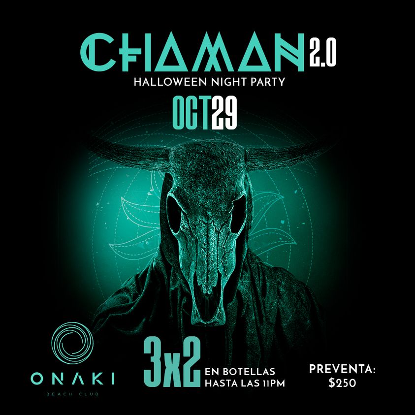 Halloween Party at Onaki Beach Club in Mazatlán, Sinaloa, Mexico