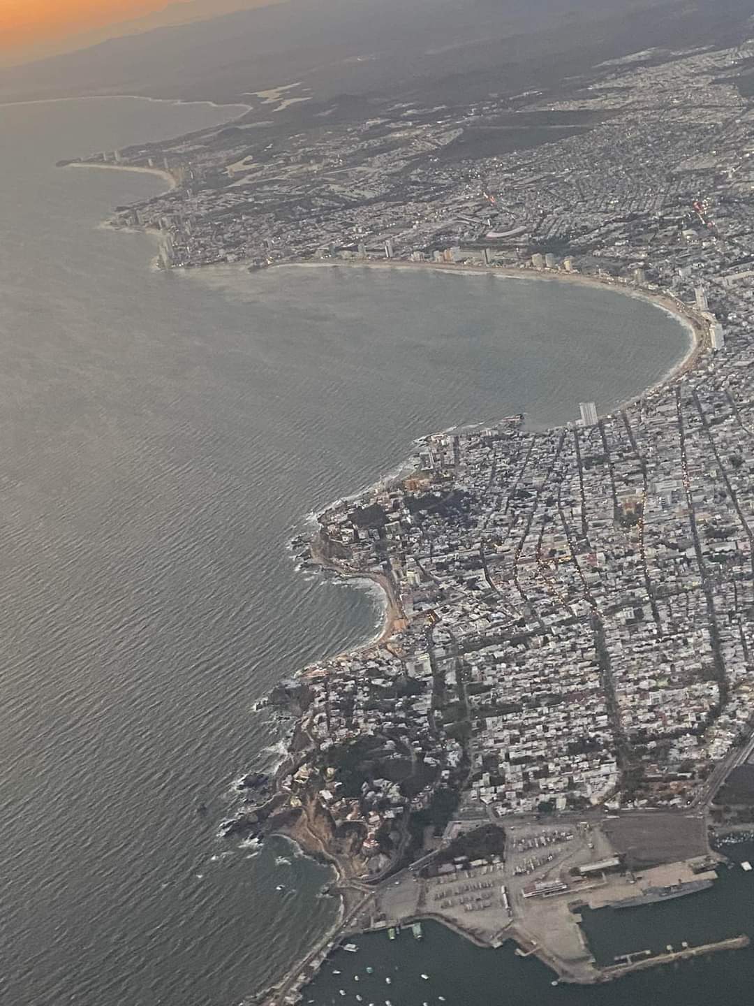 Mazatlán, Sinaloa, Mexico from the air