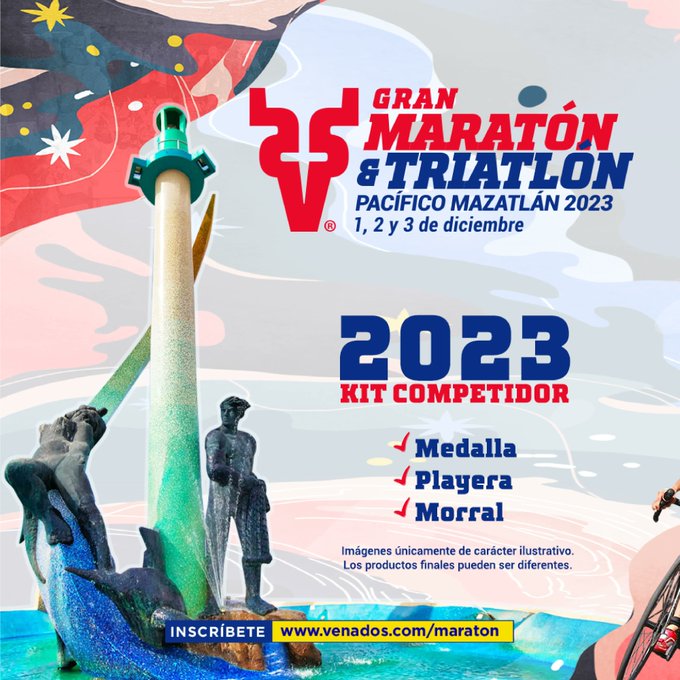 Great Pacific Marathon and Triathlon in Mazatlán, Sinaloa, Mexico