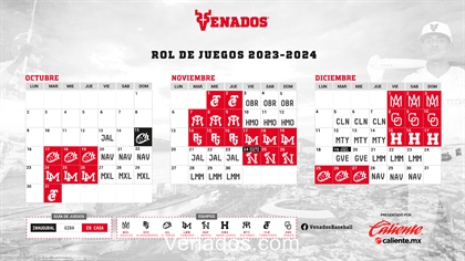 2023-2024 Mazatlán Venados 2023-2024 Schedule 
