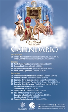 2024 Mazatlán Carnival Calendar