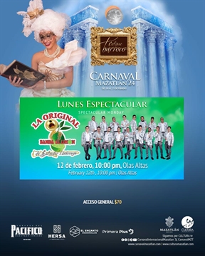 Great Performance on Monday of Carnival in Mazatlán, Sinaloa, Mexico