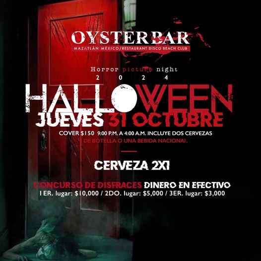 2024 Halloween Party at Joe's Oyster Bar in Mazatlán, Sinaloa, Mexico