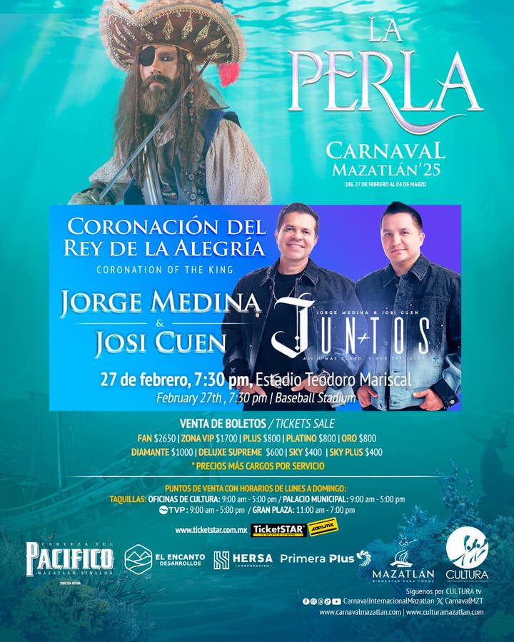 King of Joy Coronation in Mazatlán, Sinaloa, Mexico