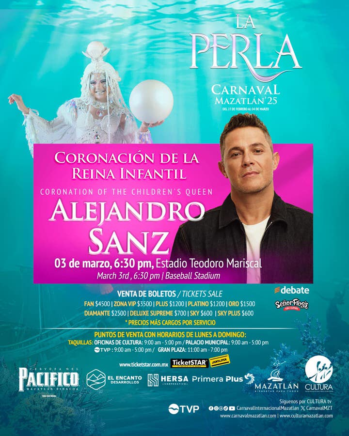 Coronation of the Children's Queen in Mazatlán, Sinaloa, Mexico