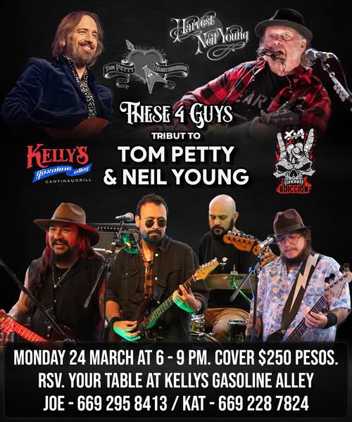 Tom Petty and Neil Young Tribute in Mazatlán, Sinaloa, Mexico