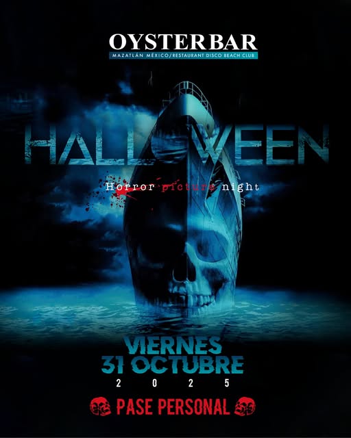 2025 Halloween Party at Joe's Oyster Bar in Mazatlán, Sinaloa, Mexico