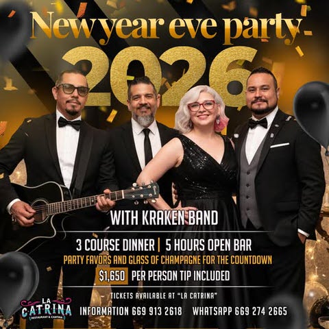 La Catrina NYE party in Mazatlán, Sinaloa, Mexico