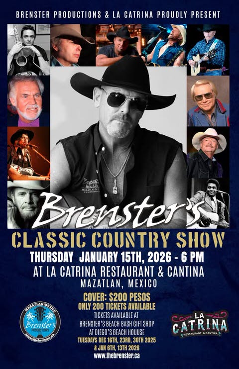 Classic Country in Mazatlán, Sinaloa, Mexico