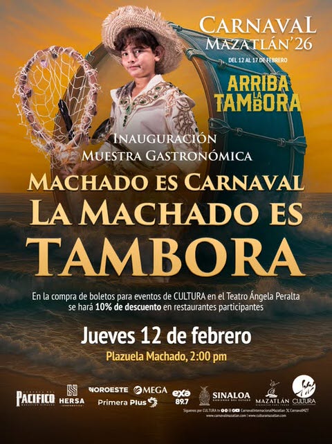 Carnival Opening and Gastronomic Festival in the Plaza Machado in Mazatlán, Sinaloa, Mexico