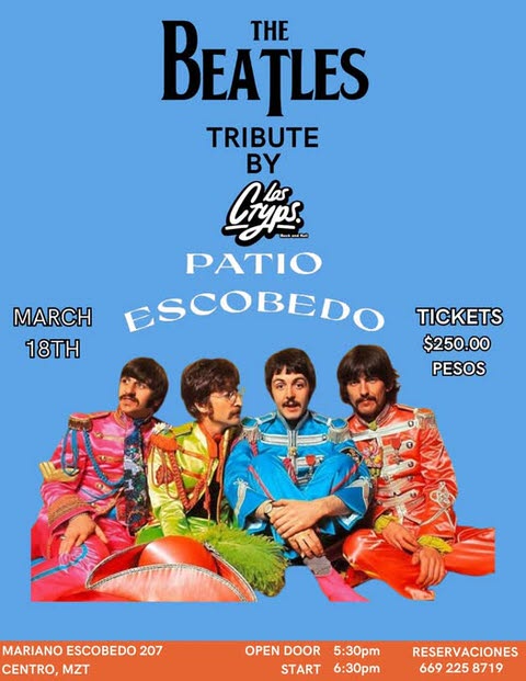 Beatles Tribute in Mazatlán, Sinaloa, Mexico