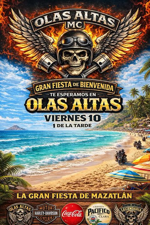 2026 Mazatlán International Motorcycle Week Welcome party in Mazatlán, Sinaloa, Mexico