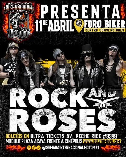 2026 Mazatlán International Motorcycle Week Concerts in Mazatlán, Sinaloa, Mexico