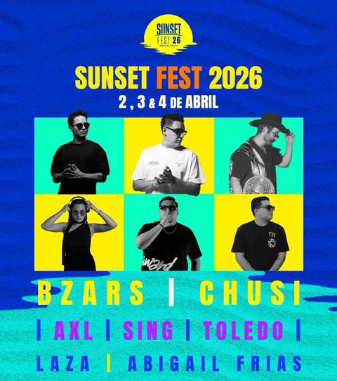 2026 Sunset Fest in Mazatlán, Sinaloa, Mexico